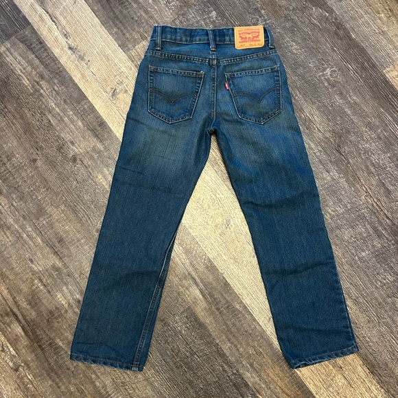 Levi’s 505 Boys Jeans Size 23x25 Slim Fit Dark Wash Classic Denim Youth - Picture 1 of 8